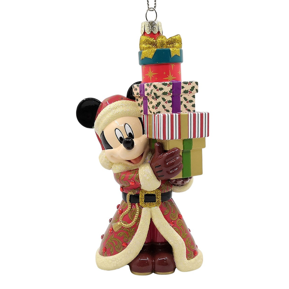Disney kerstornament - Mickey met cadeau's
