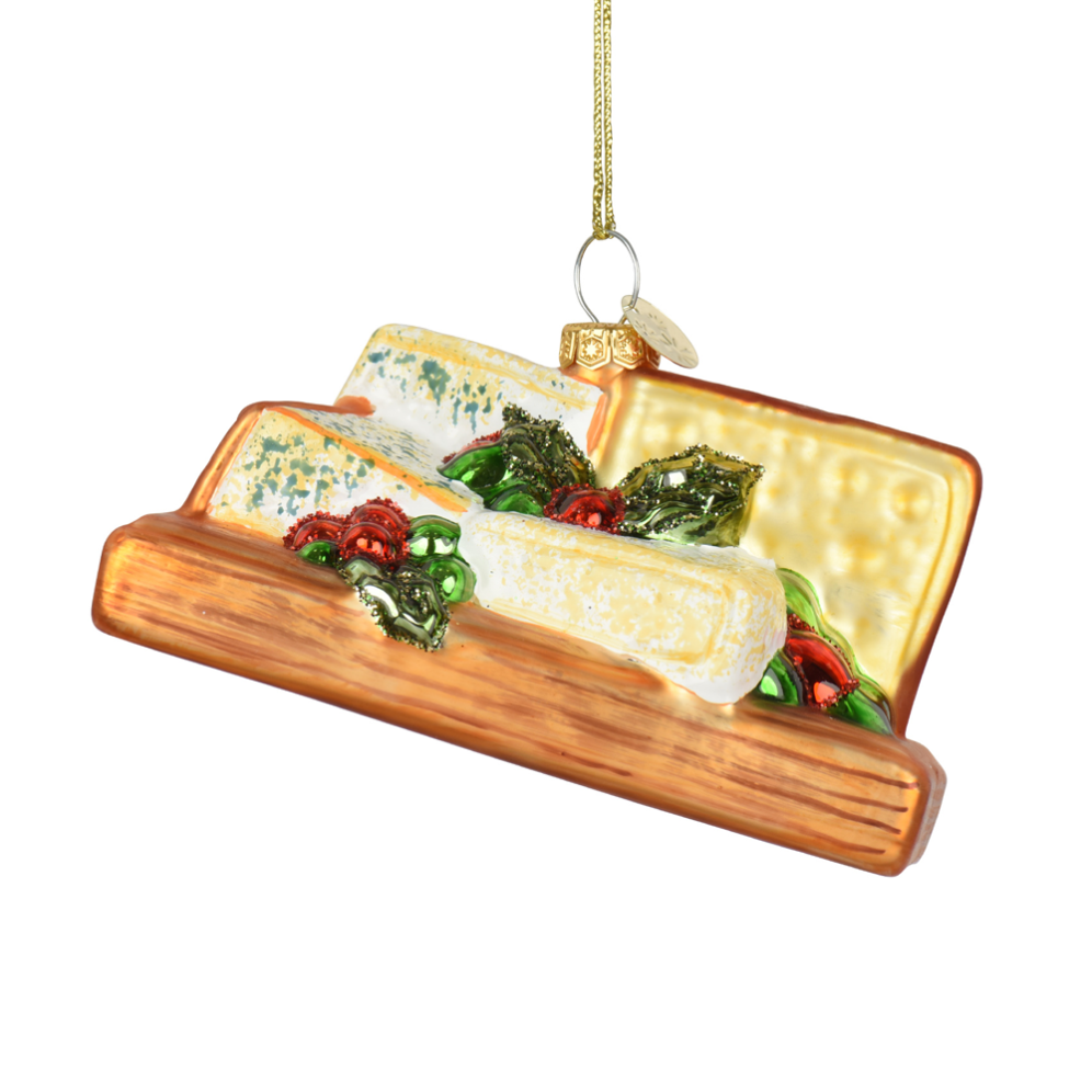 Decoris kerstornament - Kaasplankje