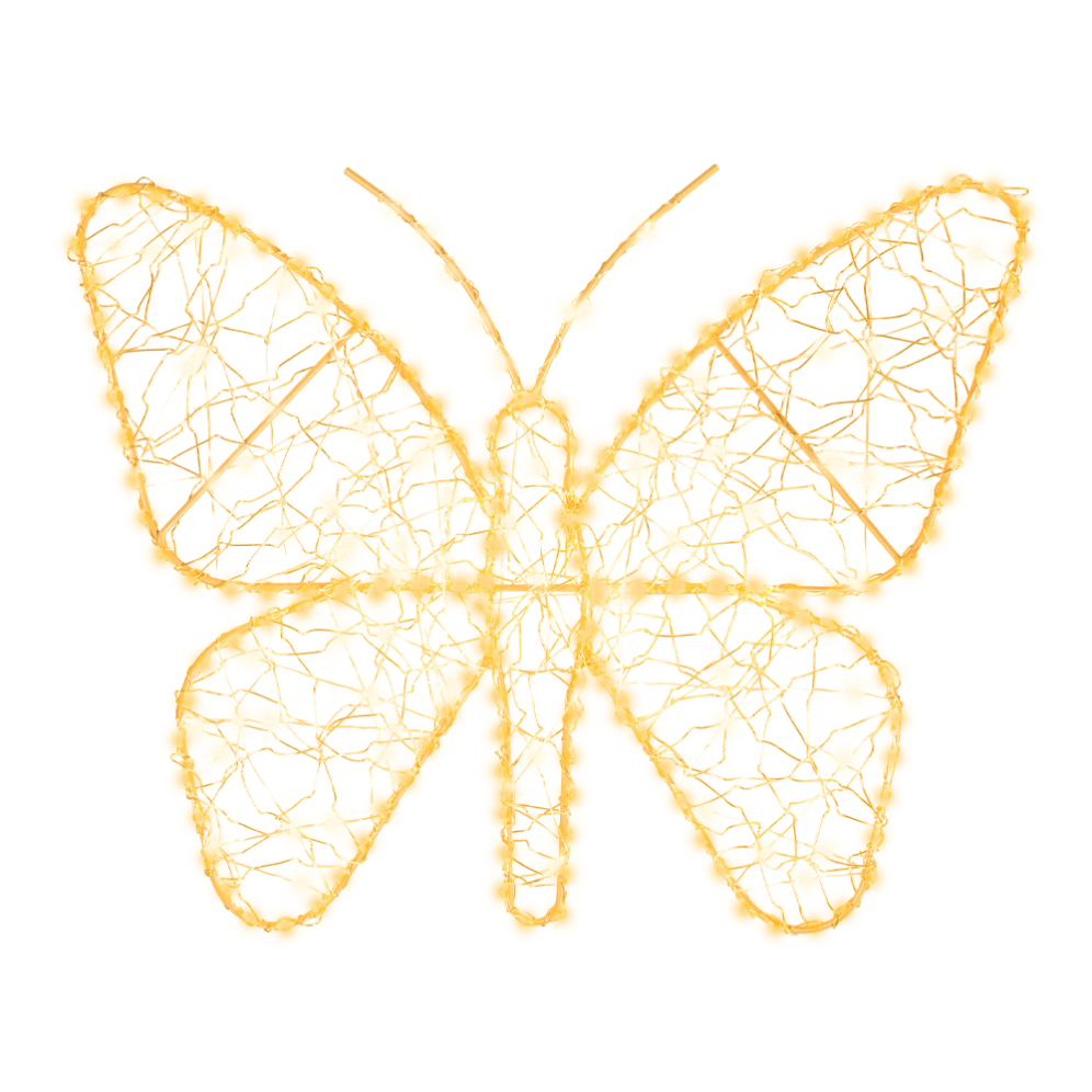 Lumineo kerstverlichting - Vlinder - Micro LED