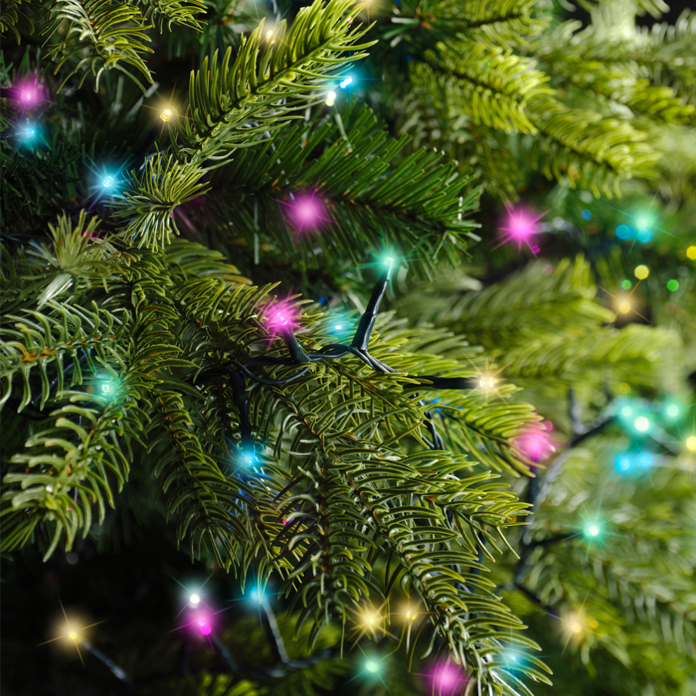 Lumineo LED compact kerstverlichting - 750 lampjes - Multicolor - Twinkel