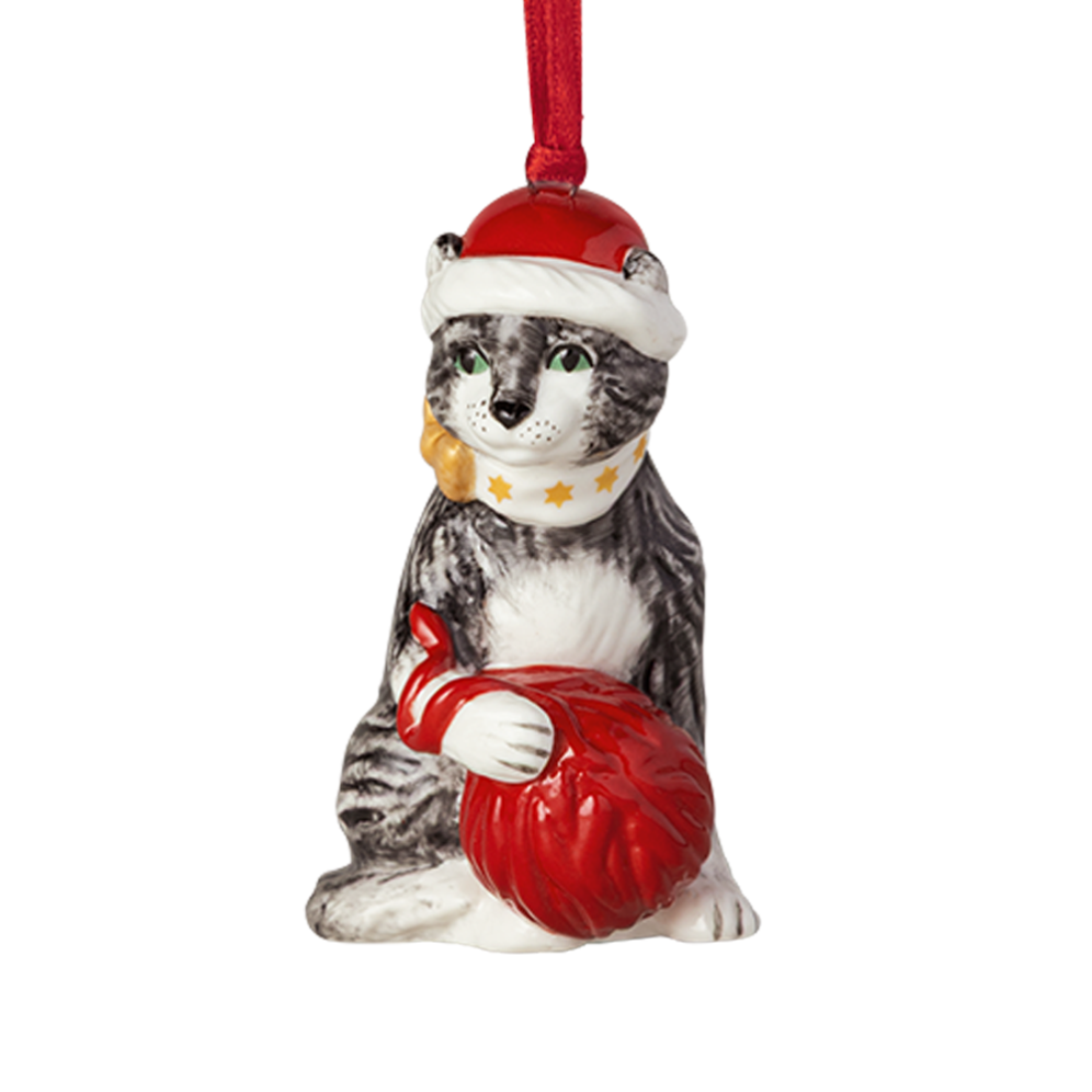 Villeroy & Boch kerstornamenten - Katten - Set van 3