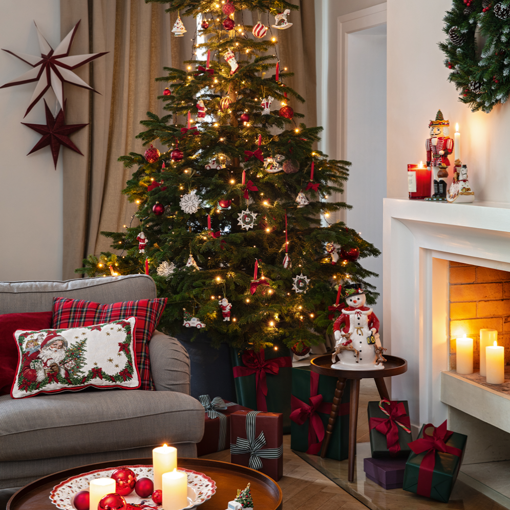 Villeroy & Boch kerstfiguur - Sneeuwpop