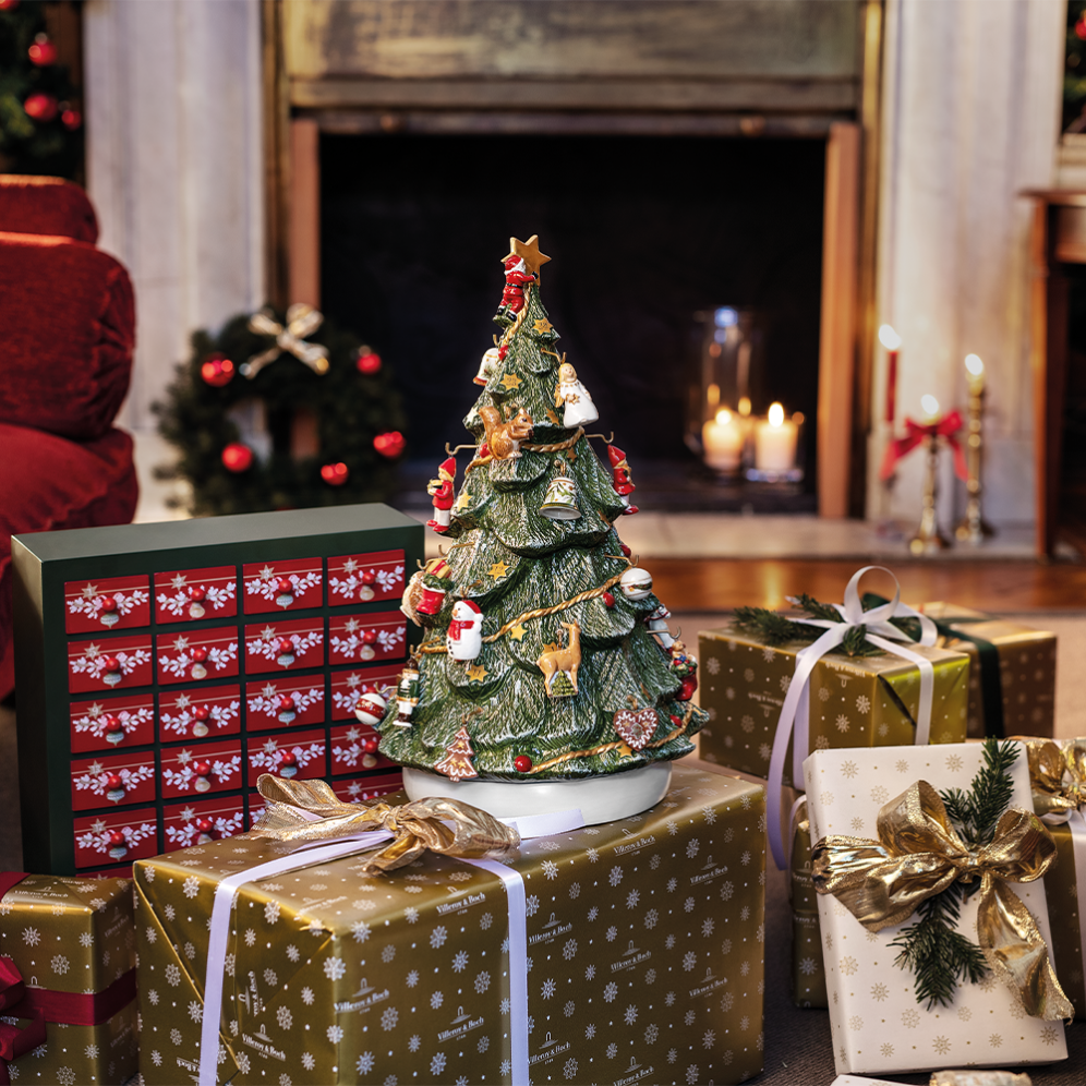 Villeroy & Boch adventskalender - Christmas Toys - Met kerstboom