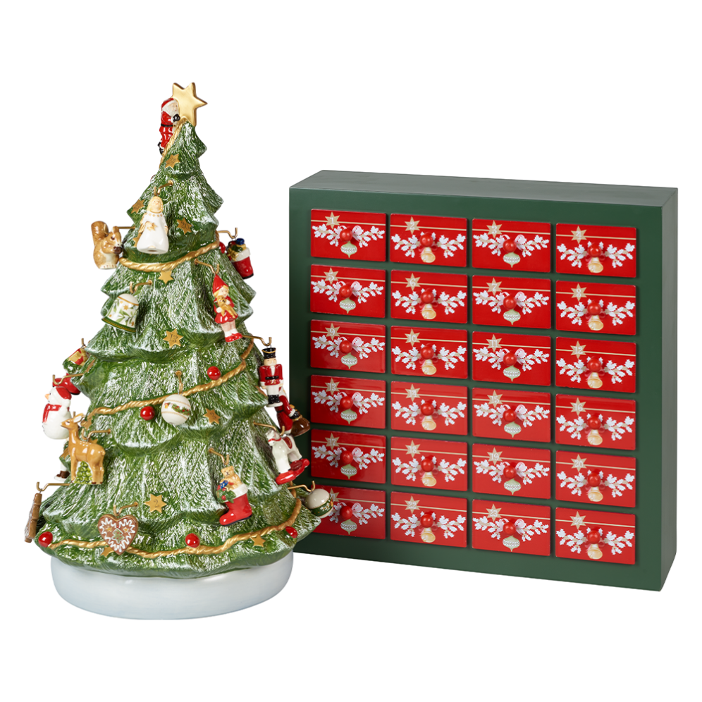 Villeroy & Boch adventskalender - Christmas Toys - Met kerstboom