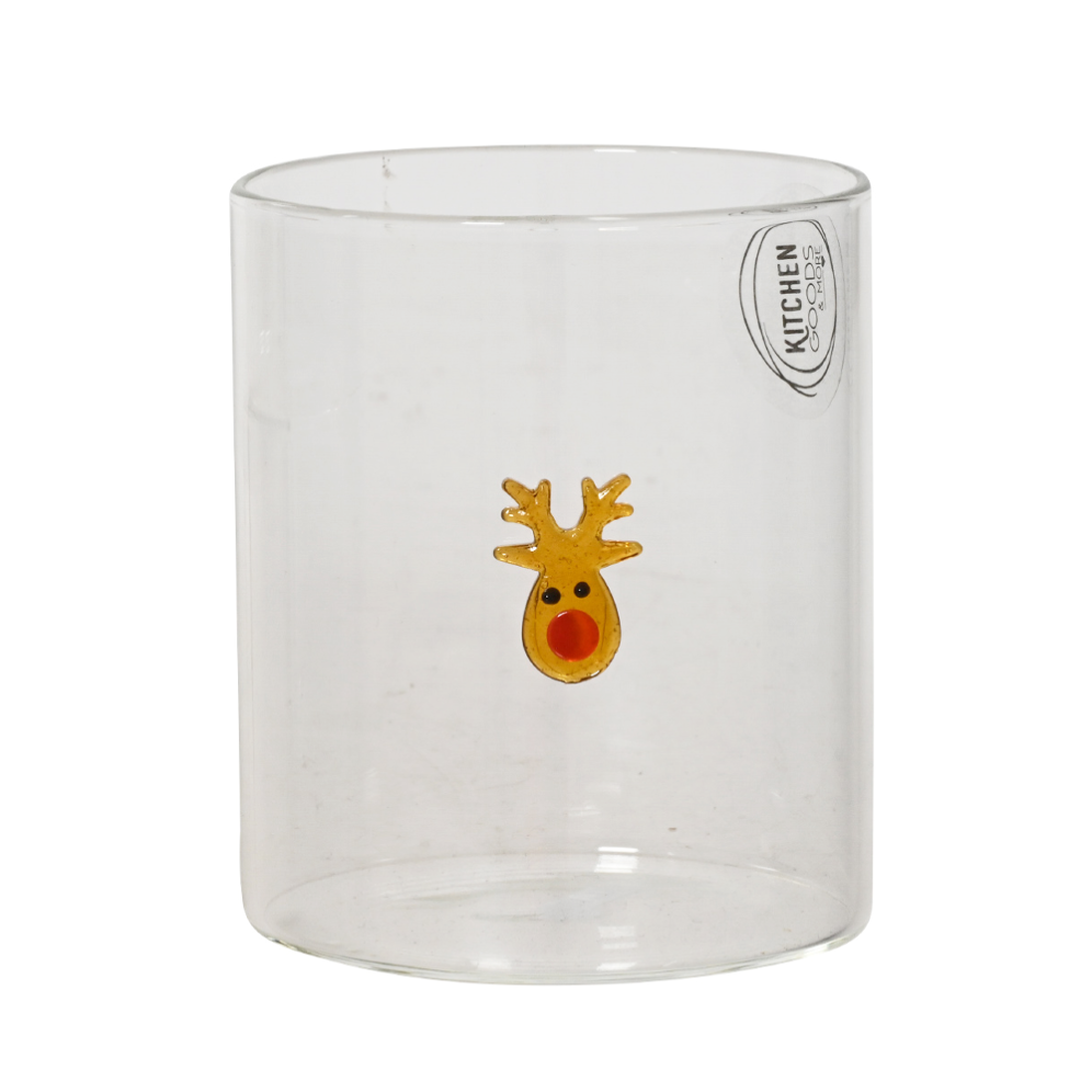Decoris waterglas - Met rendier