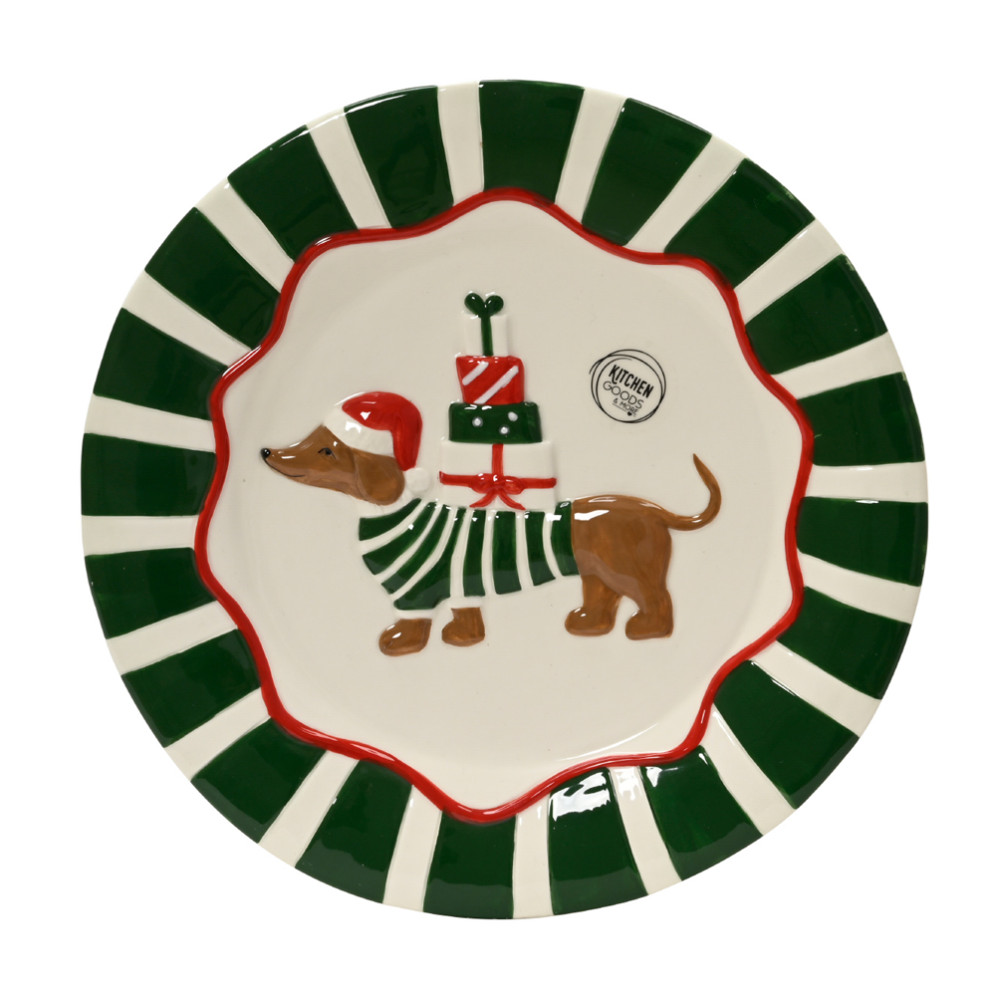 Decoris dinerbord - Met teckel