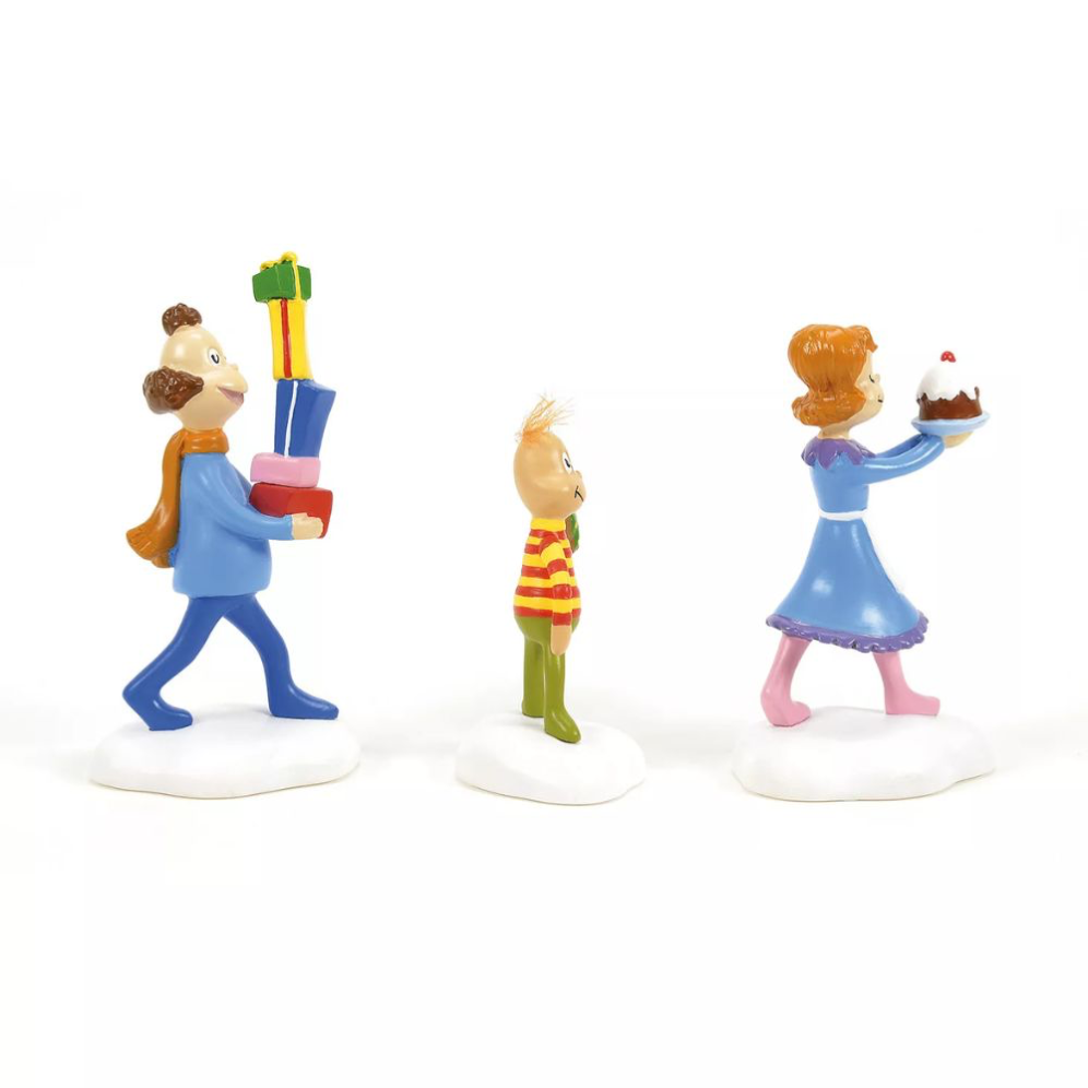 The Grinch Village kerstfiguren - Who street lights - Set van 2