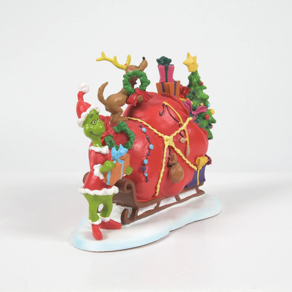 The Grinch Village kerstbeeld - The Grinch's small heart grew