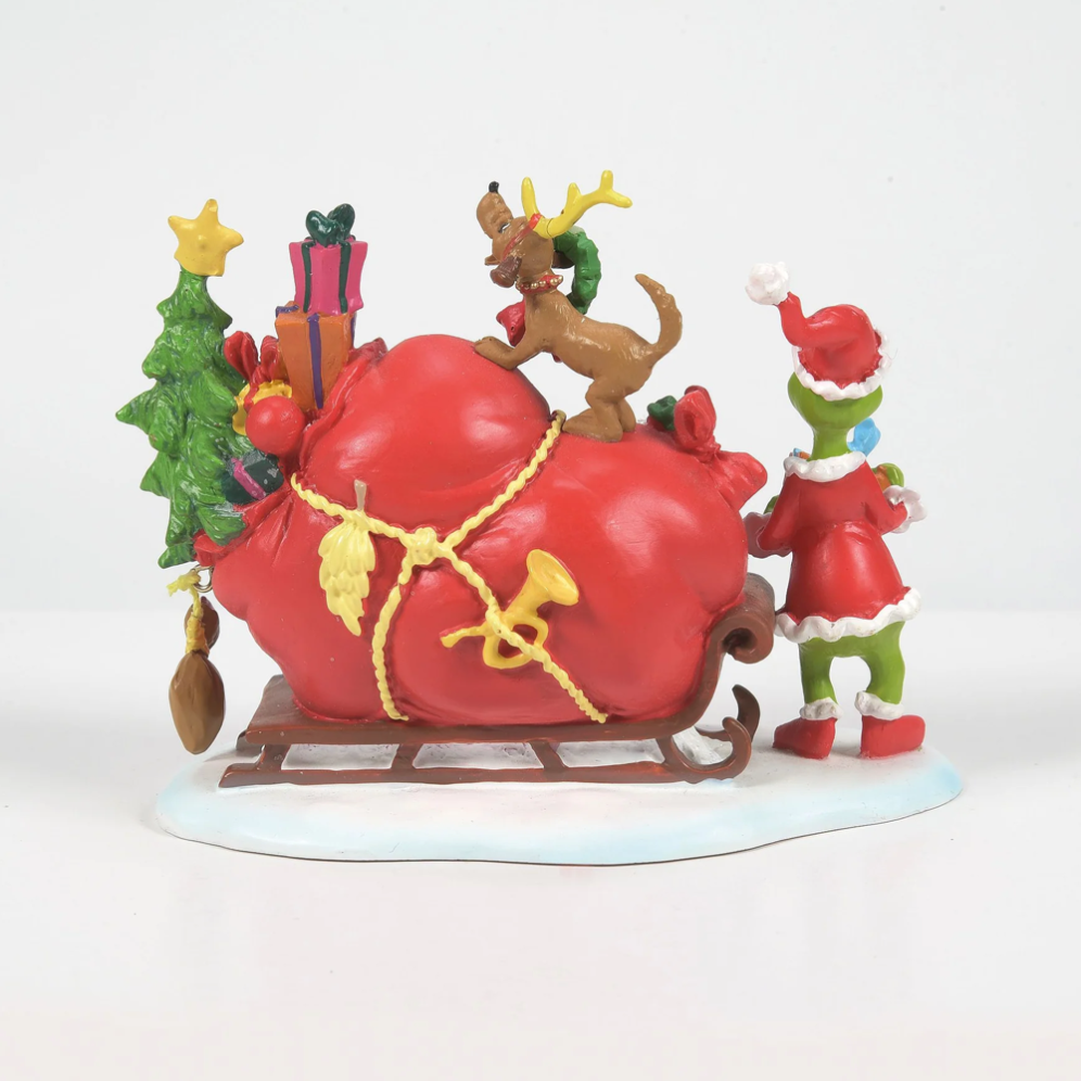 The Grinch Village kerstbeeld - The Grinch's small heart grew
