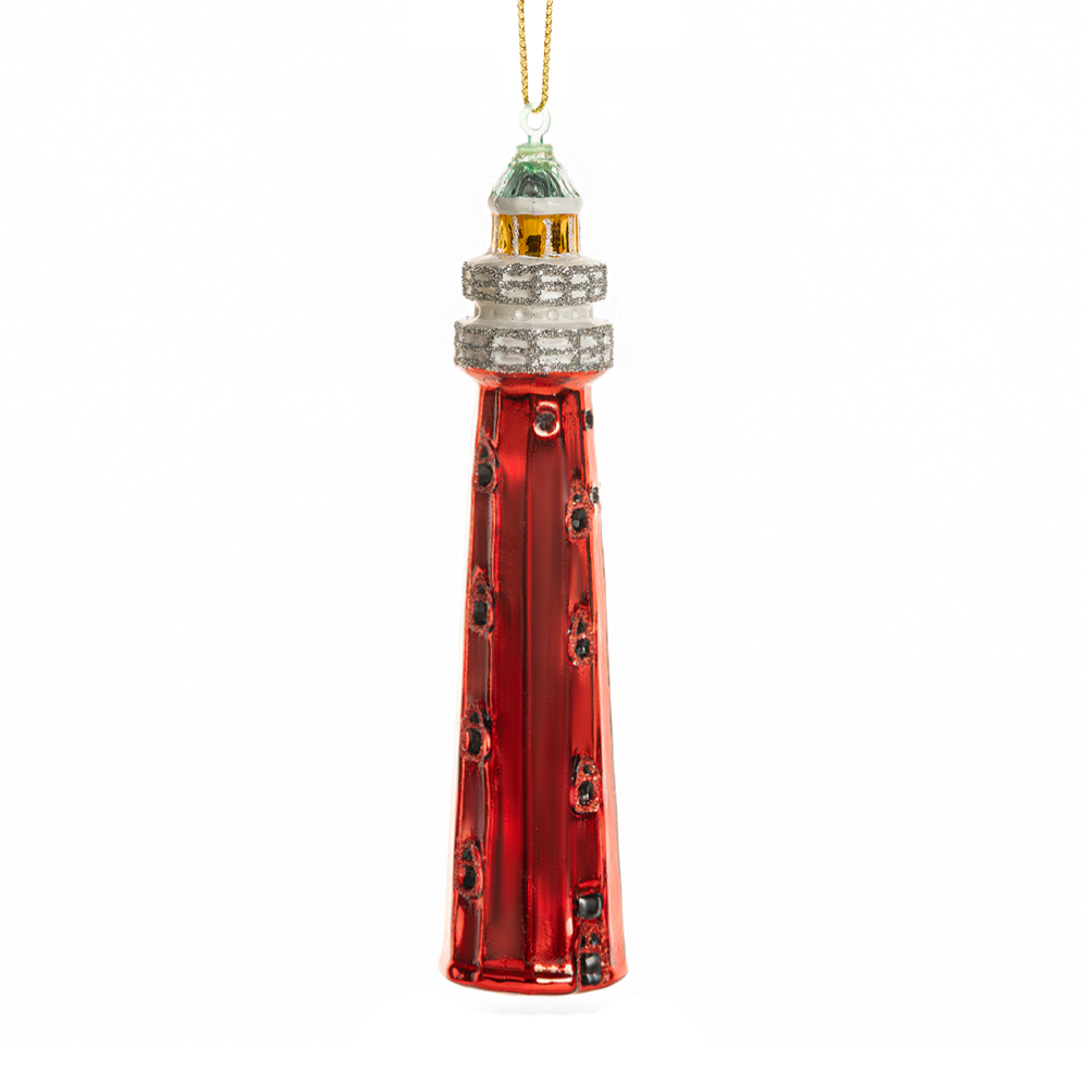 De Ballen Uit kerstornament - Vuurtoren van Scheveningen