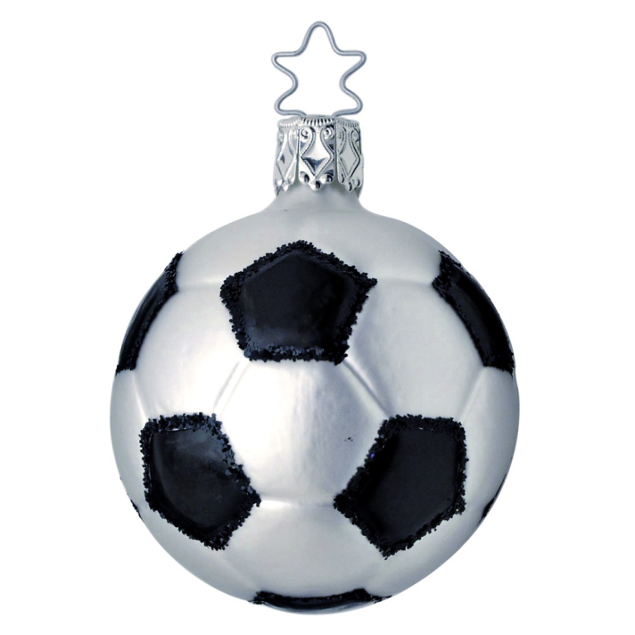 Inge Glas kerstornament - Voetbal