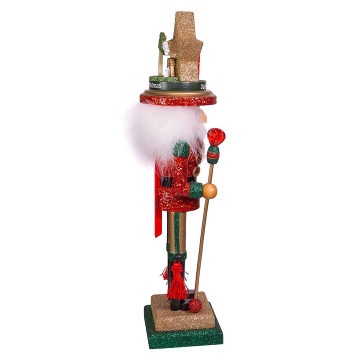 Kurt Adler Hollywood Notenkraker - Met advent hoed - 45cm