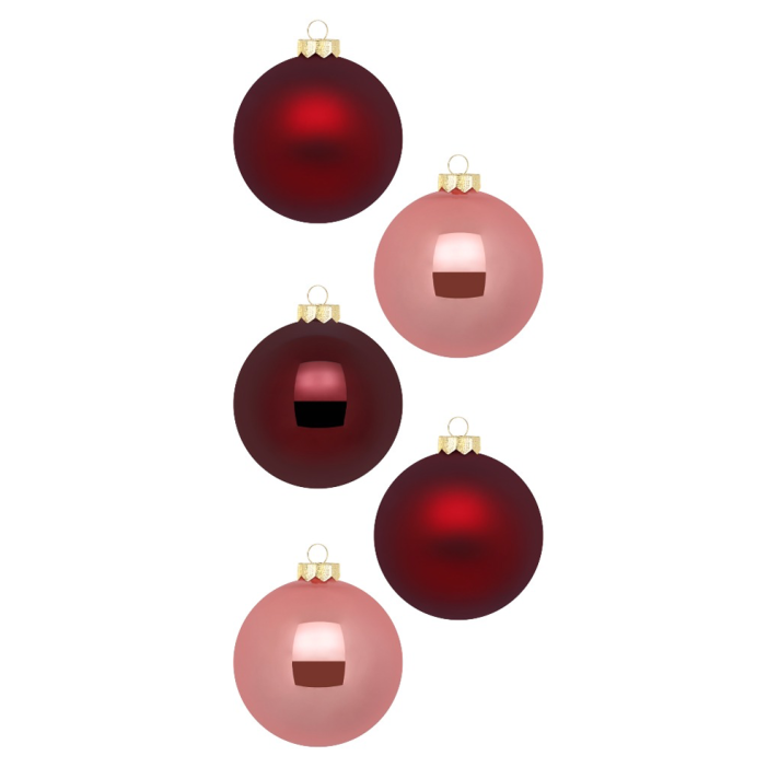 Inge Glas kerstballen - Set van 30 - 6cm