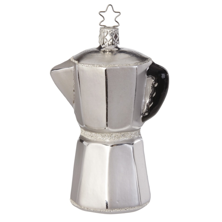 Inge Glas kerstornament - Espresso percolator