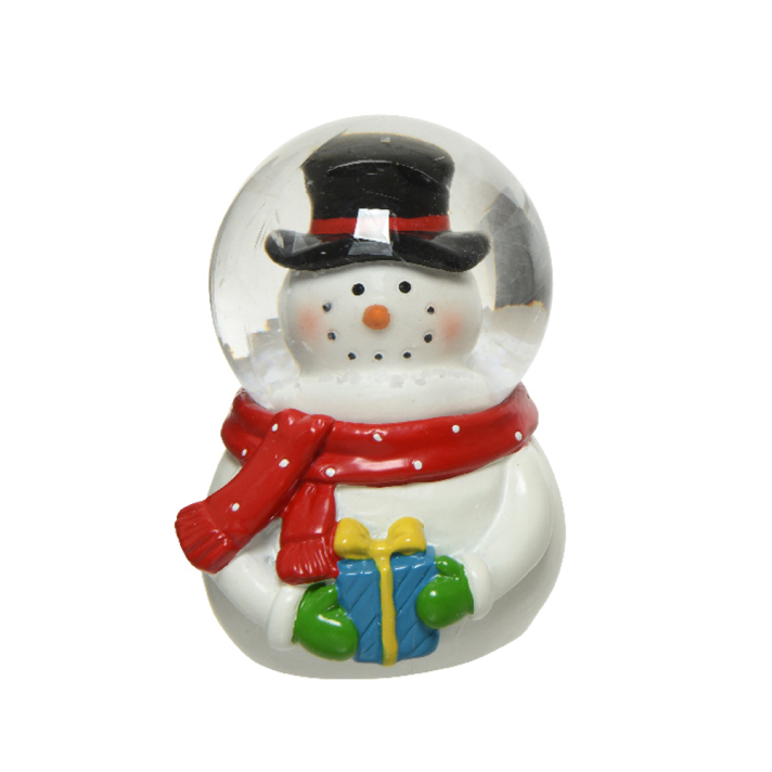 Sneeuwbol - Als sneeuwpop - 7cm