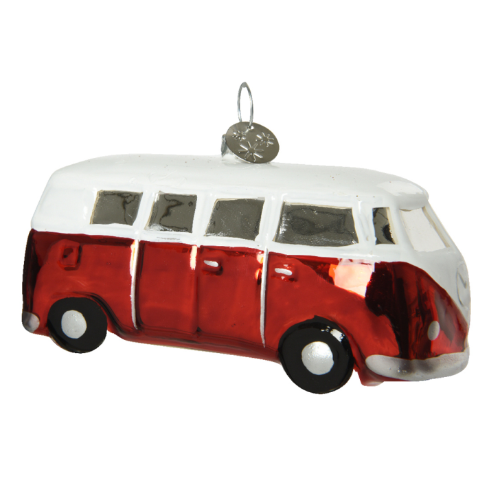 Glazen kerstornament - Volkswagen bus - Camper