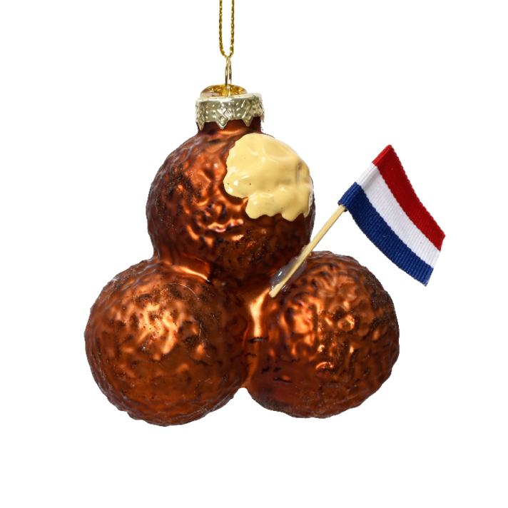 Decoris kerstornament - Bitterballen