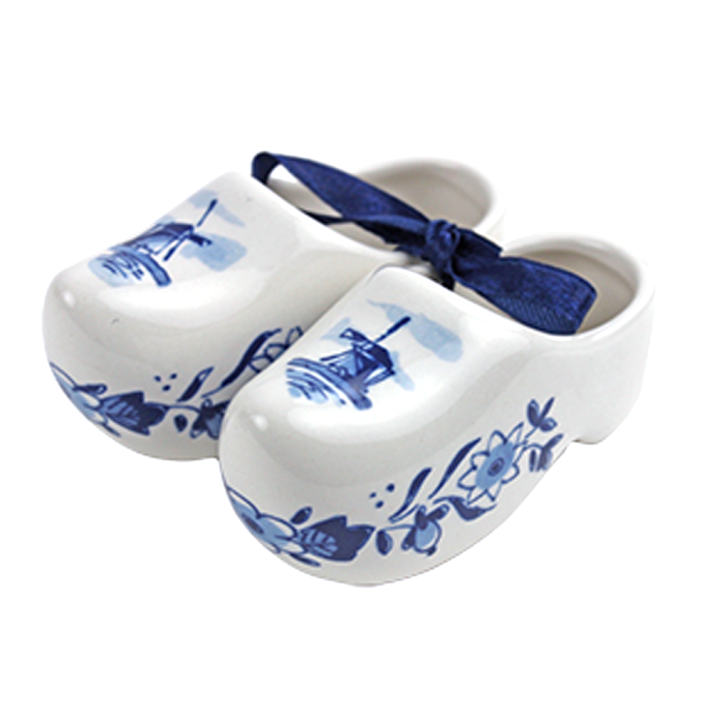 Royal Delft porceleinen klompen - Delfts Blauw