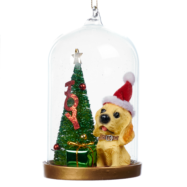 Goodwill kerstornament - Stolp - Met hond