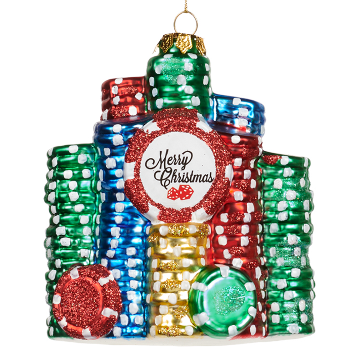Goodwill kerstornament - Poker fiches