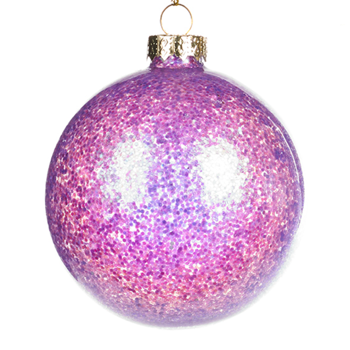 Goodwill kerstbal - Met iriserende glitters