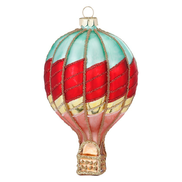 Glazen kerstornament - Luchtballon