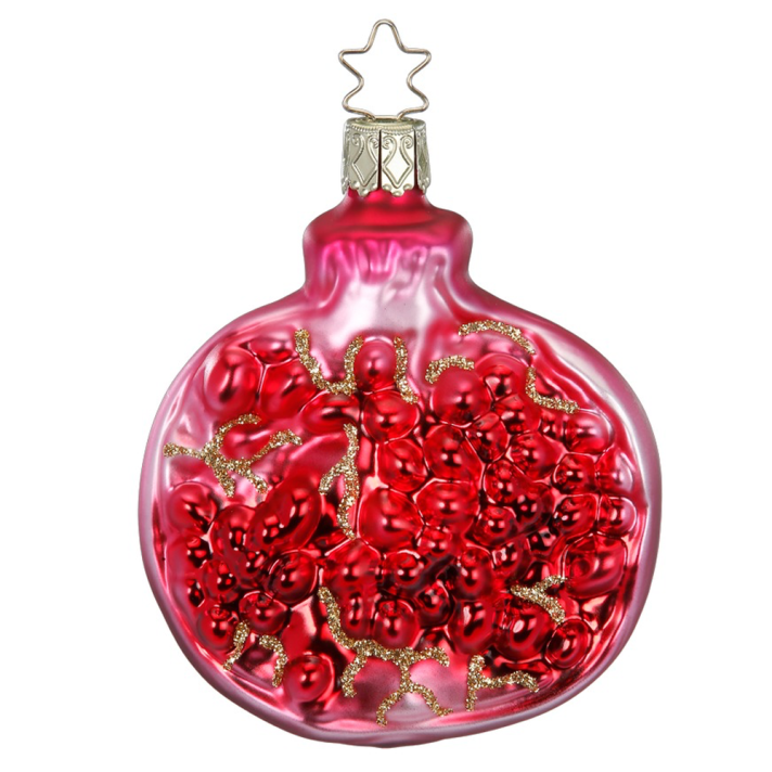 Inge Glas kerstornament - Granaatappel