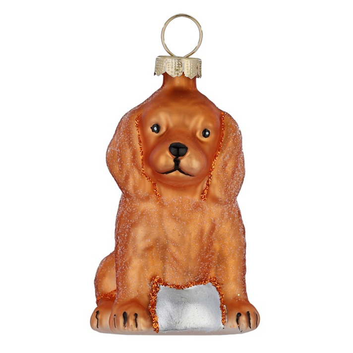 Glazen kerstornament - Hond