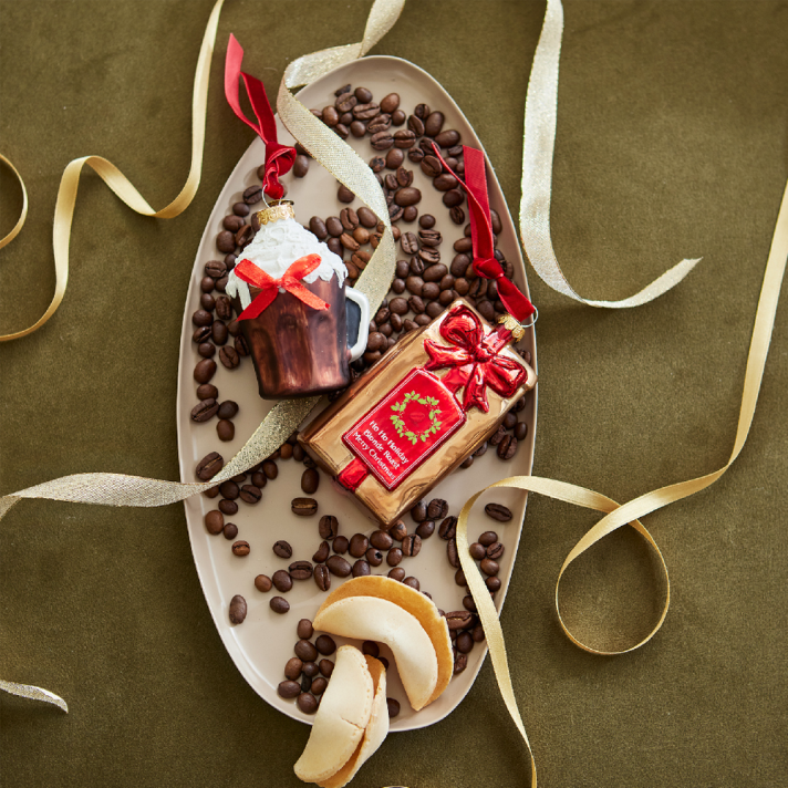 Decoris kerstornament - Koffiebonen