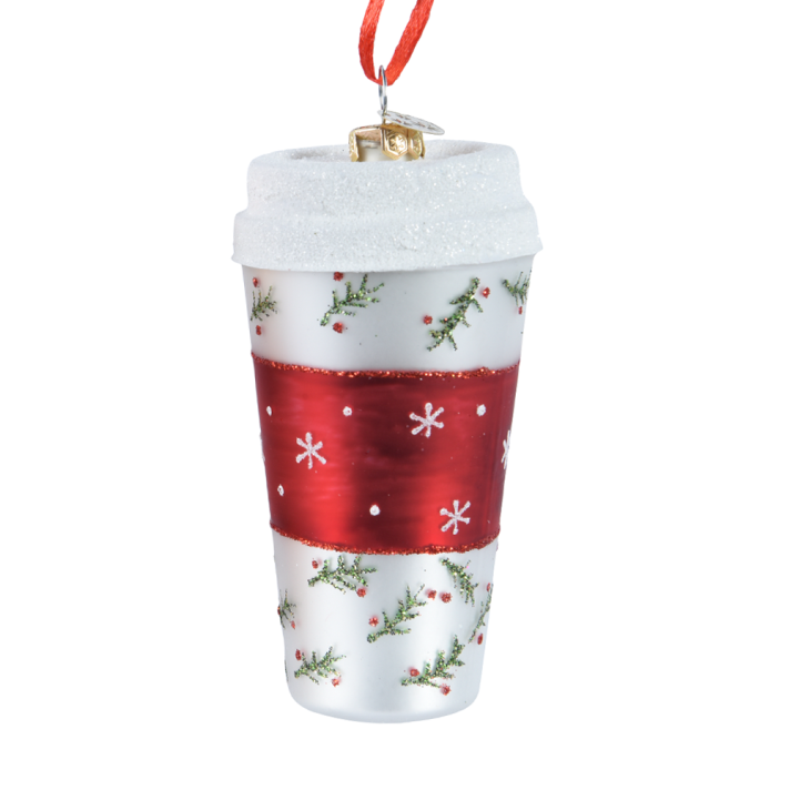 Decoris kerstornament - Koffiebeker