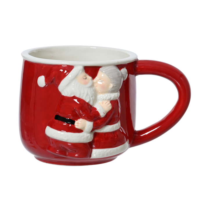 Decoris kerstmok - Met kussende kerstman