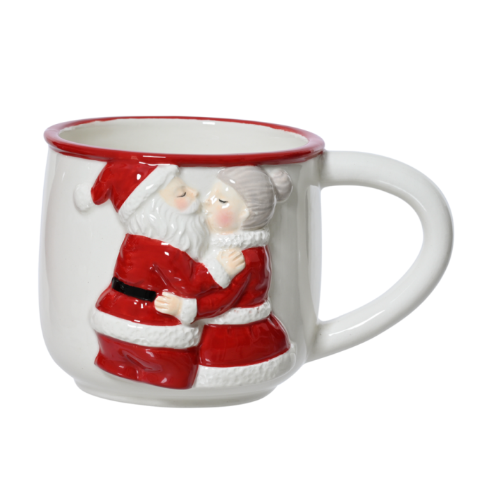 Decoris kerstmok - Met kussende kerstman