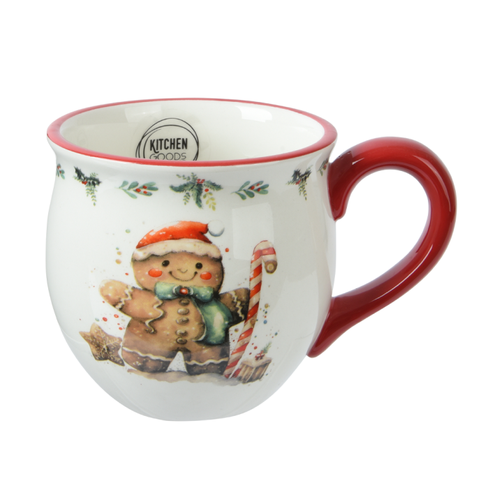Decoris kerstmok - Met gingerbread poppetje