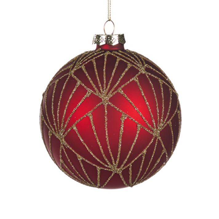 Goodwill kerstbal - Art Deco - 10cm
