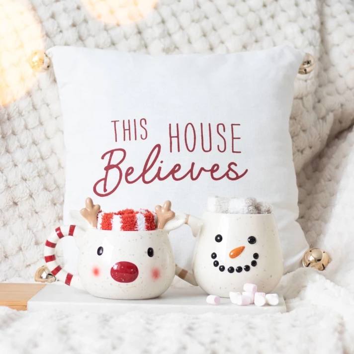 Something Different kerstmok - Rendier - Met sokken