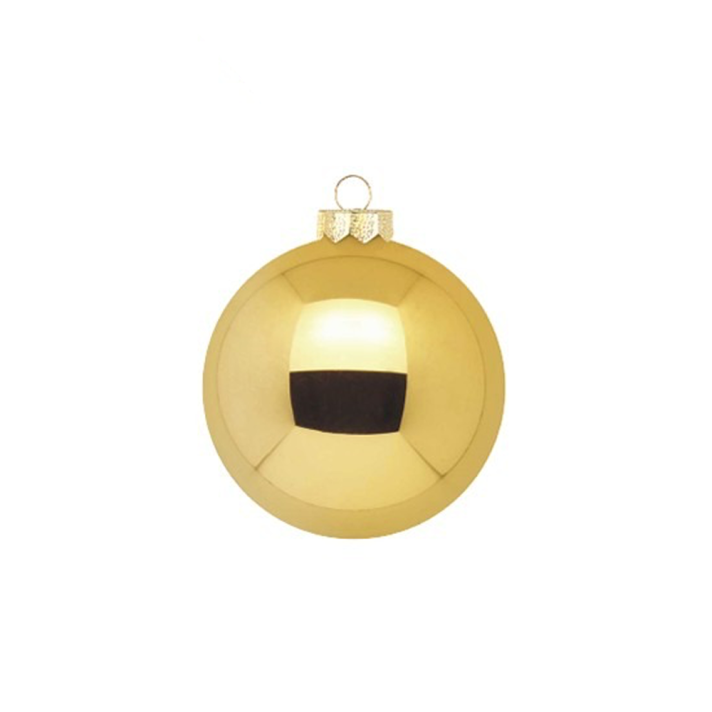 Inge Glas glazen kerstballen - Set van 30 - Goud - 6cm