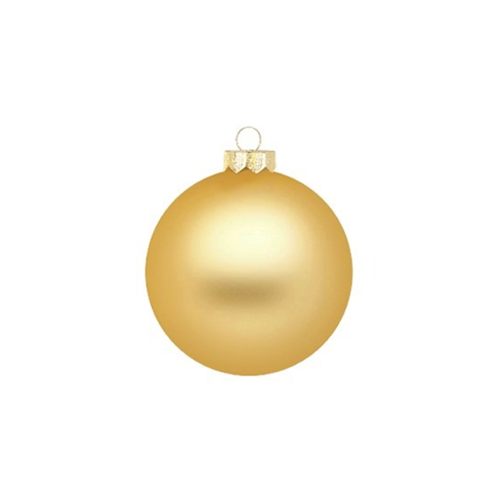 Inge Glas glazen kerstballen - Set van 30 - Goud - 6cm