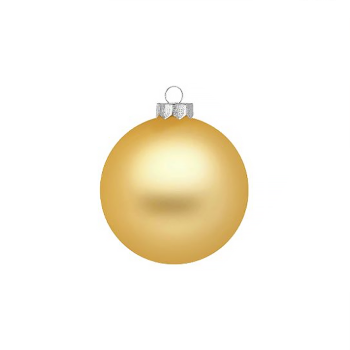 Inge Glas glazen kerstballen - Set van 30 - Wit en goud - 6cm