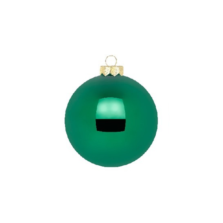 Inge Glas glazen kerstballen - Set van 30 - Blauw en groen - 6cm