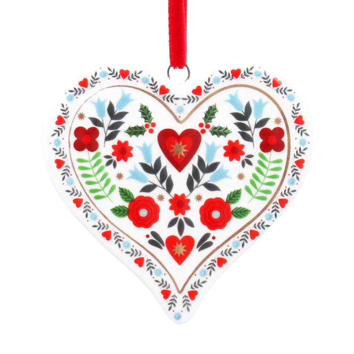 Gisela Graham kerstornament - Hart