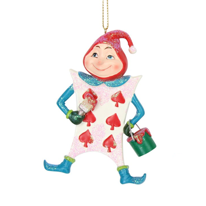 Gisela Graham kerstornament - Kaart soldaat