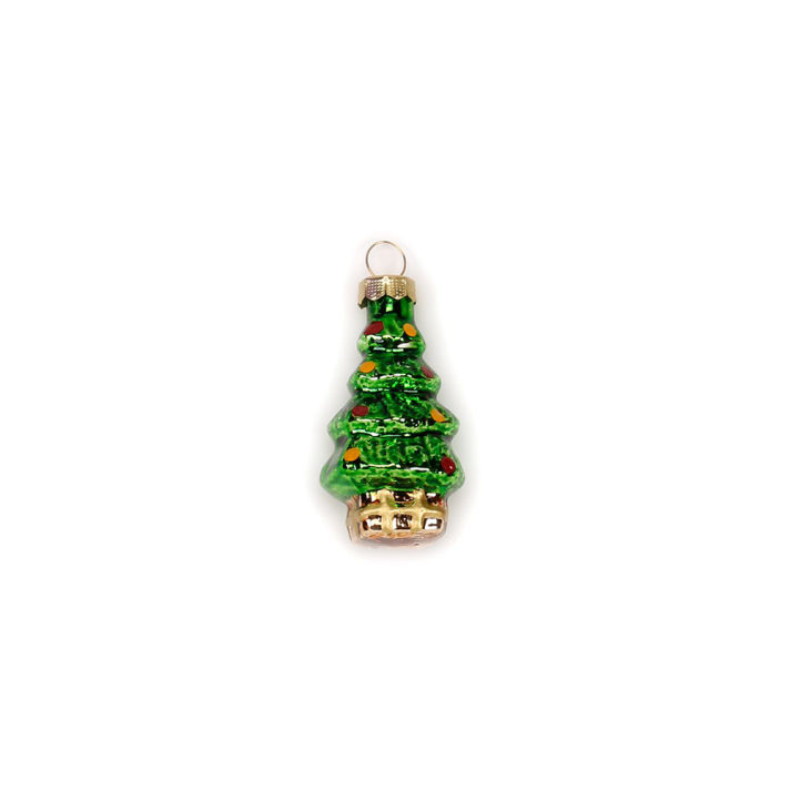 Glazen kerstornament - Mini kerstmannetje - 5,5cm