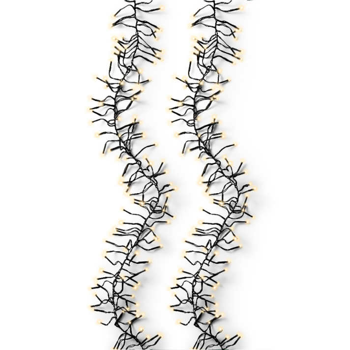 Lumineo LED Cluster kerstverlichting - 768 lampjes - Soft gold