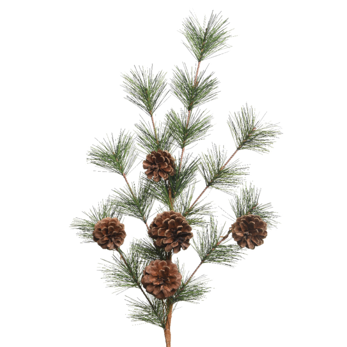 Everlands kersttak - Dennentak met dennenappels