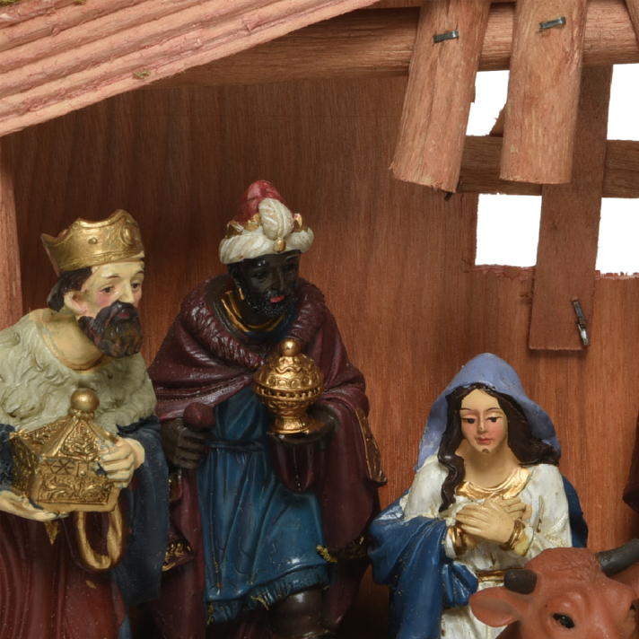 Decoris kerststal - Set van 8