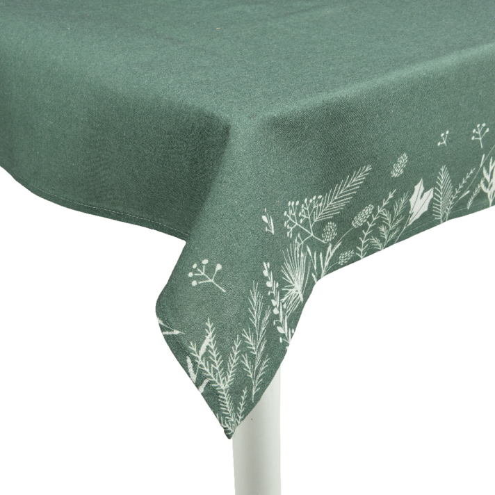 Decoris tafelkleed - Met kersttaken