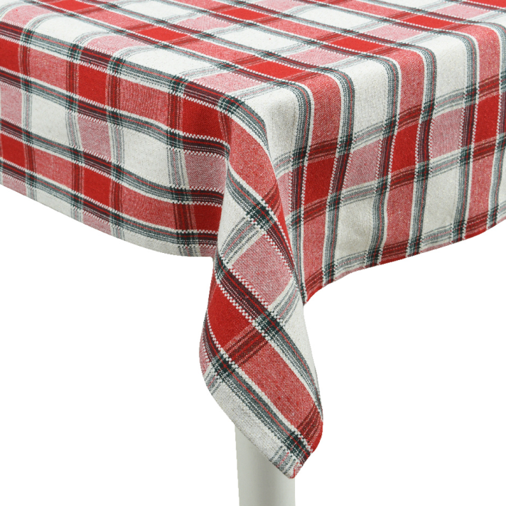 Decoris tafelkleed - Rood en wit