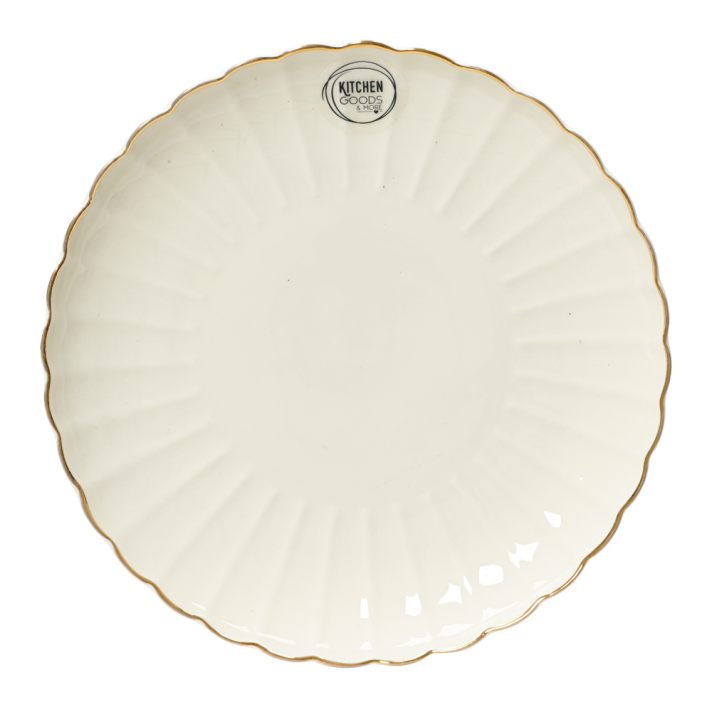 Decoris ontbijtbord - Met ribbels