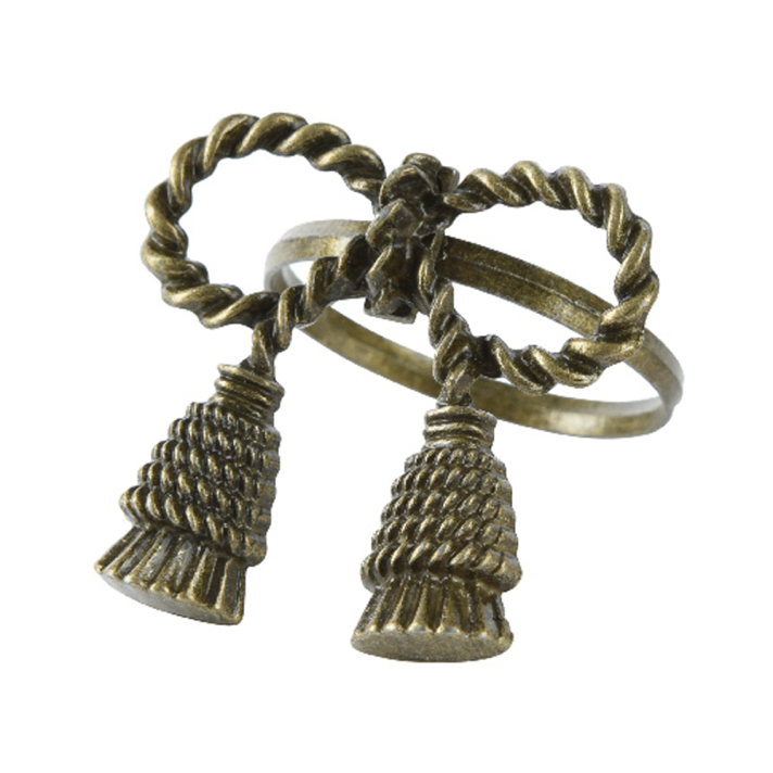 Decoris servetring - Strik - Set van 4