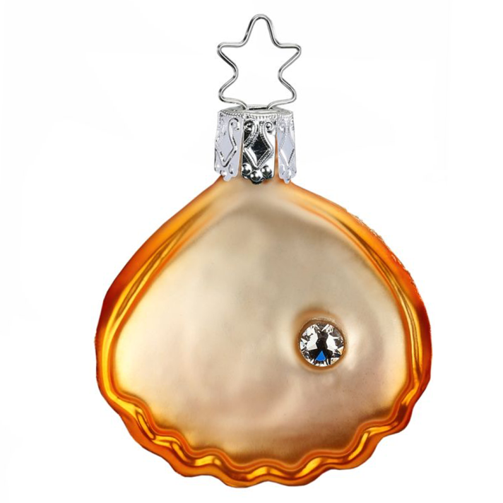 Inge Glas kerstornament - Oester